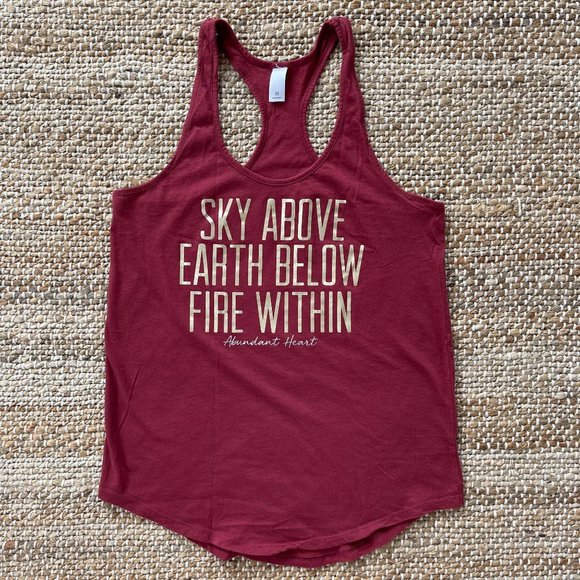 Tops - Women’s Sky Above Earth Below Athletic Tank Top M